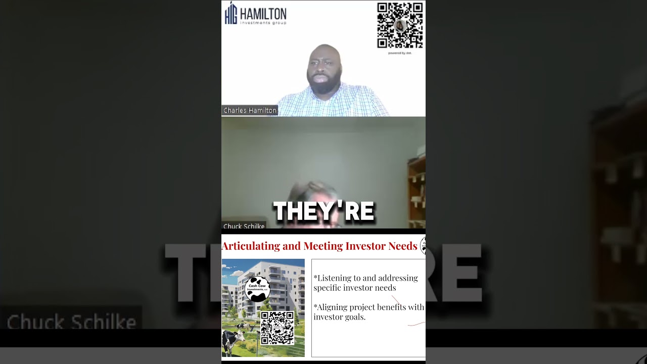 Matching your investors needs to a particular investment