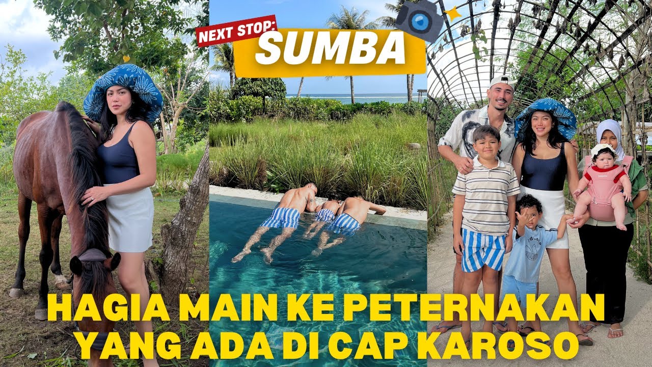 JEDAR KETEMU TIMUN BESAR DI #SUMBApart5 ! HAGIA HAPPY BANGET🐴✨