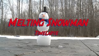 Melting Snowman Timelapse