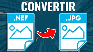 Cómo Convertir un Archivo NEF a JPG ¡Sin Programas!