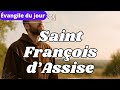 Parole et Evangile du jour Samedi 4 octobre
