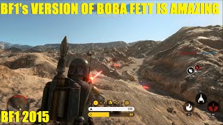 Star Wars Battlefront 1 (2015) - Omg Boba Fett was Amazing in this game! | Would be INSANE in BF2!