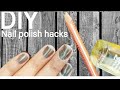 how to make nail polish at home || homemade silver nail paint || diy nail art