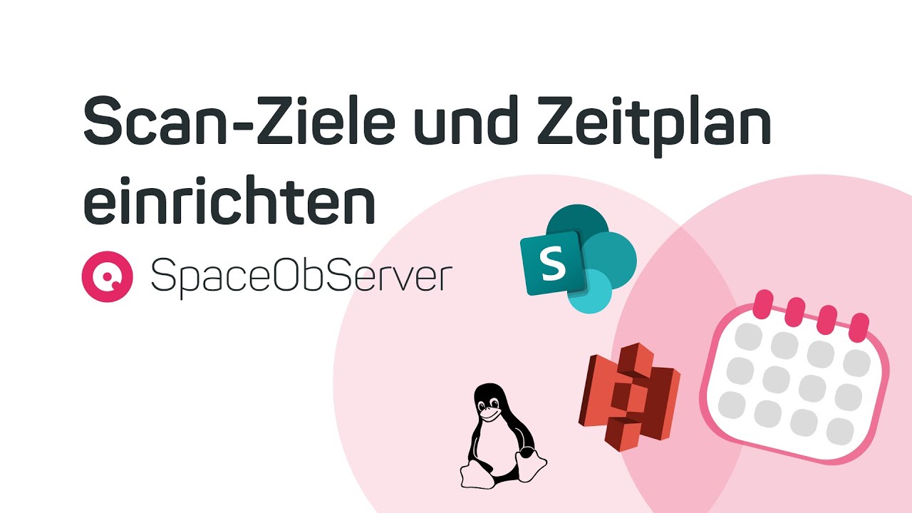 Server Scan-Ziele und Scan nach Zeitplan konfigurieren - SpaceObServer | JAM Software