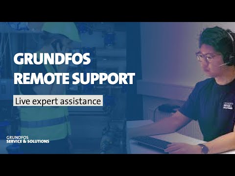 Solving pump system problems with Grundfos Remote Support