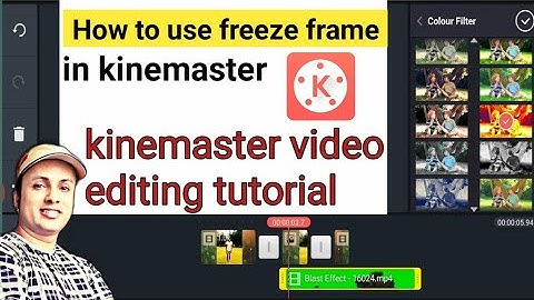 How to use freeze frame in kinemaster / Kinemaster Freeze Frame Effect Tutorial / Easy Video Editing