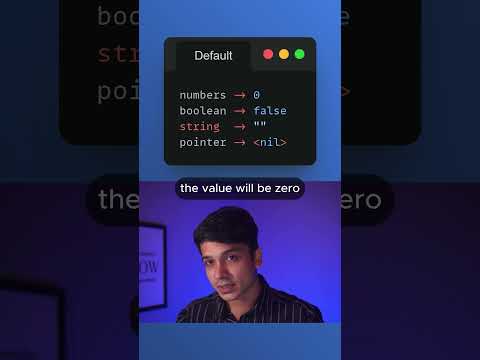 Default values of data types in #Golang  #programming  #shorts #coding