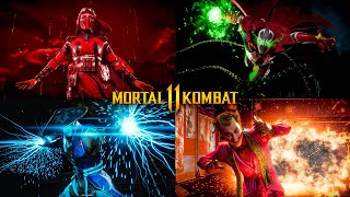 Mortal Kombat 11 All Characters Victory Poses / Outros | 2K 60FPS