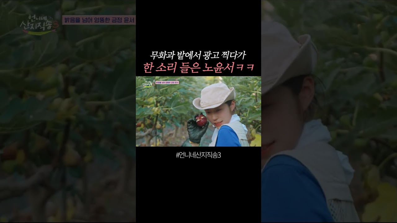 결국 혼나는 노윤서 ㄷㄷ #언니네산지직송3