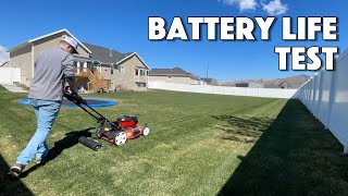 Battery Powered Lawn Mower STRIPE TEST - Toro 60V Recycler