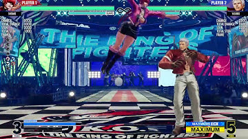 shermie kof xv death combo .