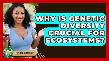 Why Is Genetic Diversity Crucial For Ecosystems? - Explaining Ecology