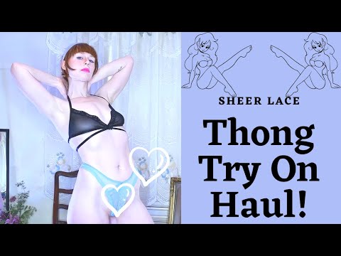 Amazon & Shein Thong Pantie Try On Haul!