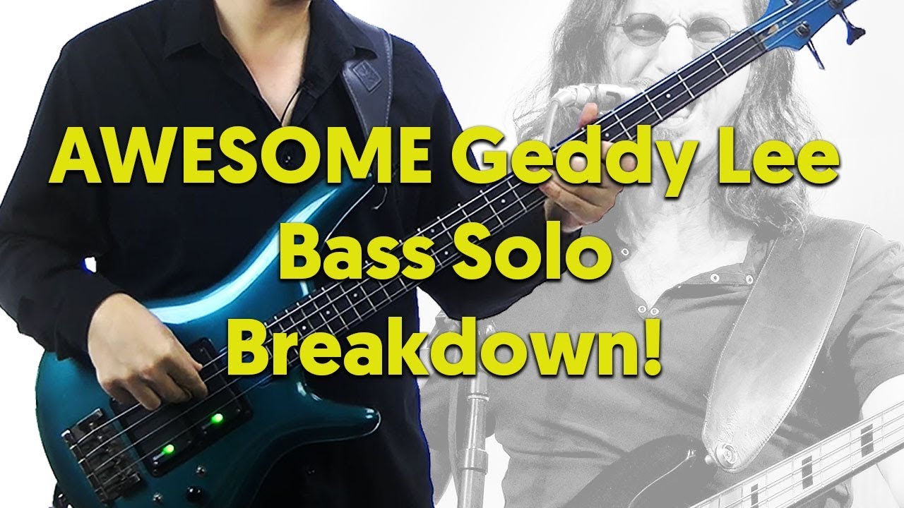 Потрясающий урок соло на бас-гитаре Гедди Ли — La Villa Strangiato