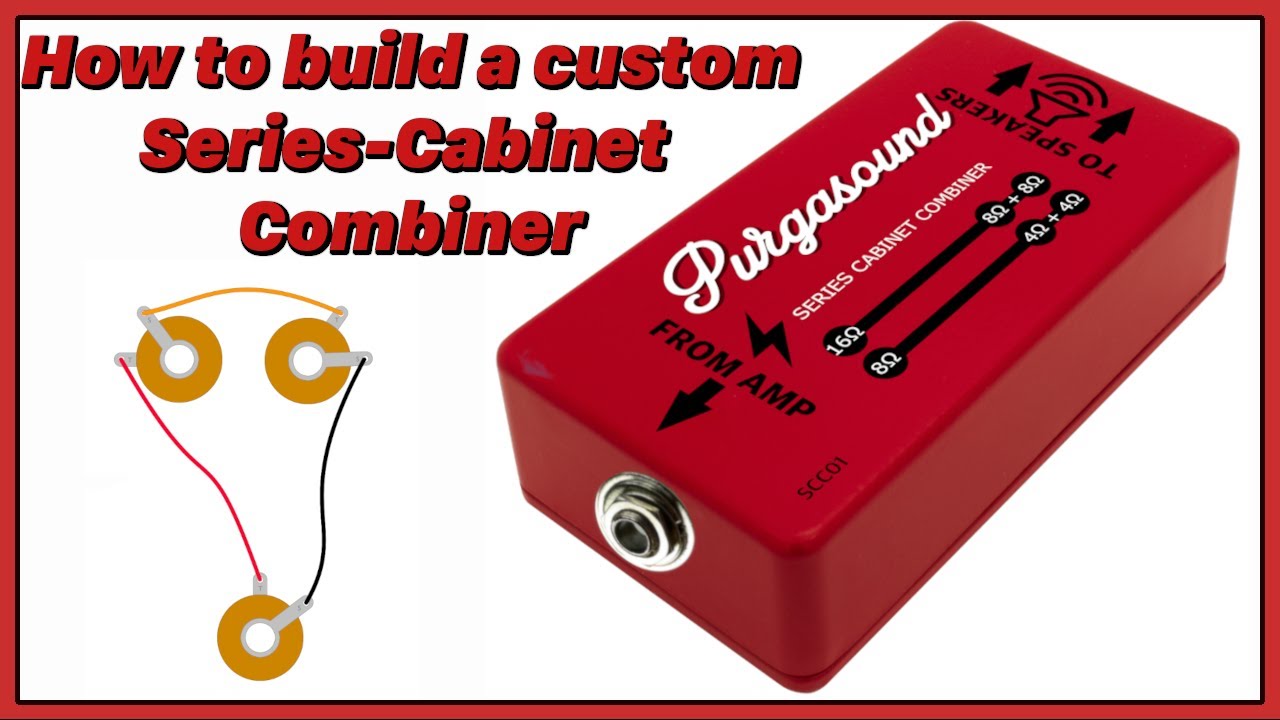 How to build a Series Cabinet Combiner - YouTube