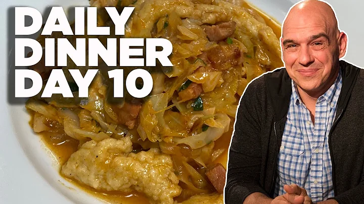 Halushki with Pap's Dumplings: Daily Dinner Day 10 | Daily Dinner with Michael Symon | Food Network