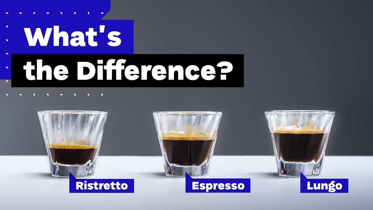 Ristretto, Espresso vs Lungo: What's the difference? -