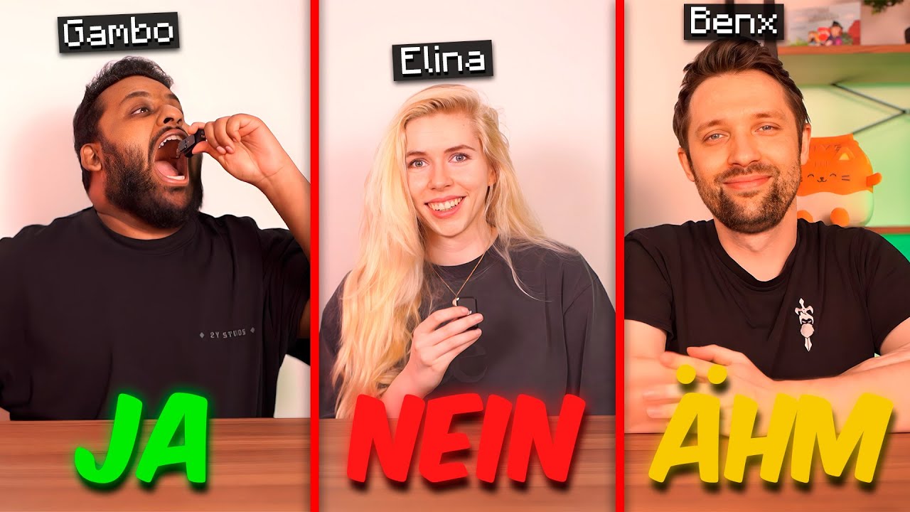 die DÜMMSTE JA NEIN NICHT Challenge mit BENX und GAMBO