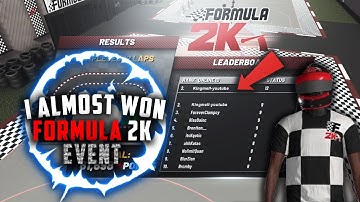 I Almost Won FORMULA 2K With RAREST OVERPOWERED BUILD On NBA 2K20 Best build