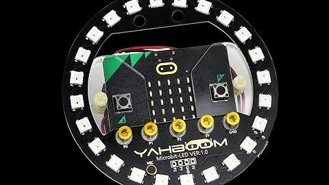 Micro:bit RGB LED halo expansion board installation video