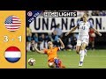 USA vs Netherlands 3 - 1 All Goals & Highlights | September 18, 2016