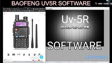 BAOFENG UV-5R ,  PROGRAMMING SOFTWARE