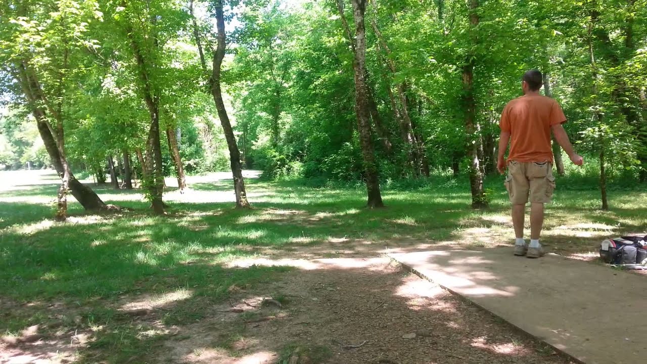 Indian Creek disc golf hole 3 YouTube