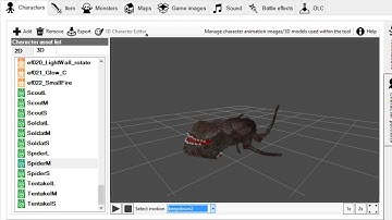 Alien Pack Vol.1 Smile Game Builder movement list Spider