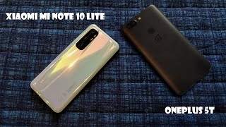 Xiaomi Mi Note 10 Lite vs OnePlus 5T - Speedtest