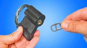 Open ANY Lock without a key in a flash!Smart DIY Tips