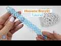 NEW Macrame Bracelet DESIGN | For Macrame Beginners ( Step by step )