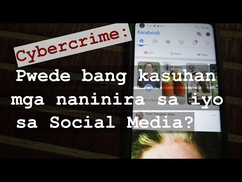 Pwede bang idemanda ang mga naninira sa iyo sa facebook o social media?