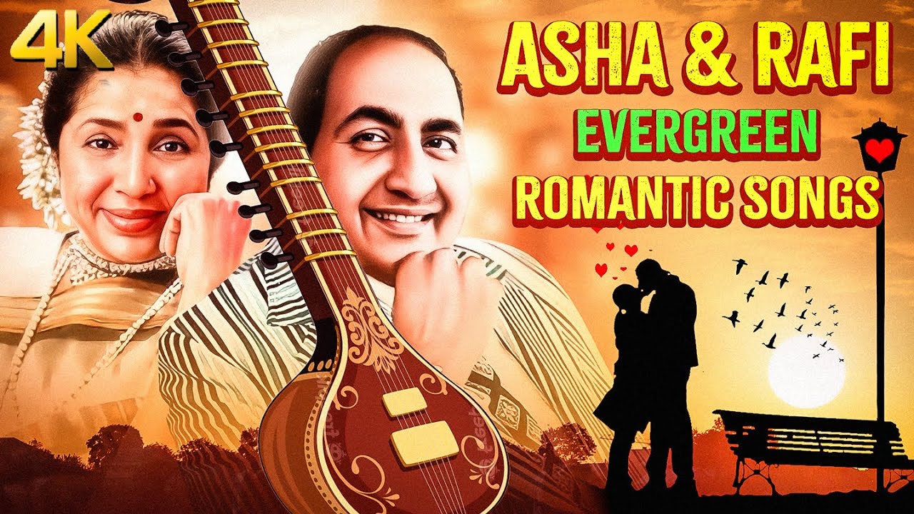 Asha Bhosle & Mohammed Rafi Evergreen Romantic songs | Ultimate Romantic Bollywood Duets | Jukebox