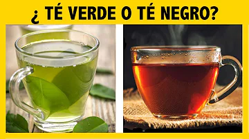 ¿Es el té verde más fuerte que el negro?