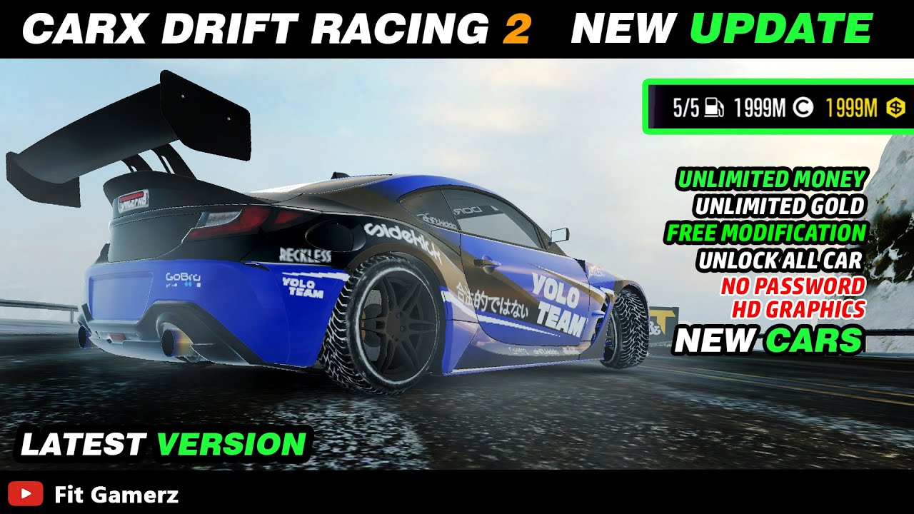 CarX Drift Racing 2 New Update v1.24.1 Unlimited Money And Gold