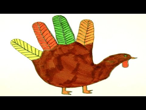 How To Draw A Thanksgiving Turkey | Fun Thanksgiving Coloring Activity