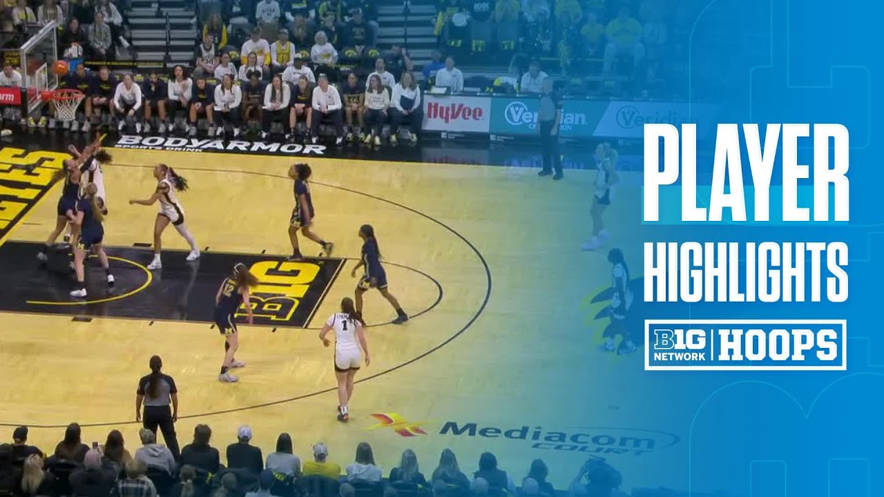 Ava Heiden 24 PTS 10 REB DOUBLE-DOUBLE vs. Michigan | Iowa Women's Basketball | 02/22/2026