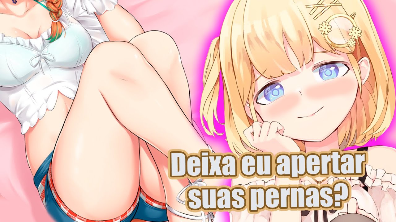 Amelia e a sua obsessão pelas lindas pernas da Kiara | vtuber legendado