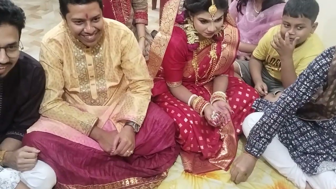 ভারতীর বিয়ের পাশা খেলা 🌺🌺