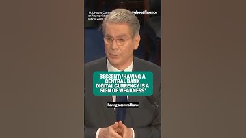 "Having a central bank digital currency is a sign of weakness."