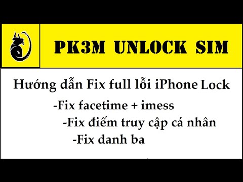 #2023 Hướng dẫn fix lỗi iPhone lock (Fix facetime, fix imess, fix personal hotspot, fix contact)