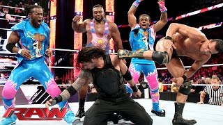 Roman Reigns competes in a "One vs. All" Match: Raw, January 11, 2016