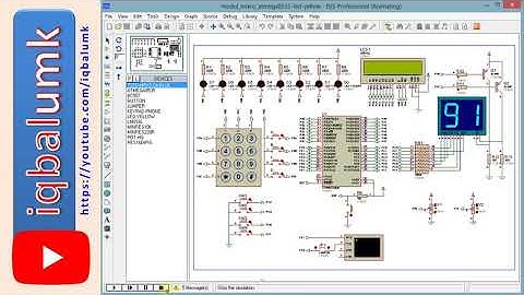 avr seven segment counting 00  - 99 codevision proteus