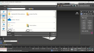Convert 3D Revit model to STL file for 3D printing using 3ds Max