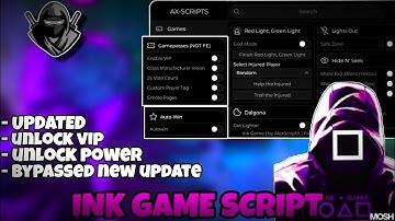 New OP Ink Game Script | Unlock power, Auto Complete, Auto Kill, ESP | (Bypass Anti-Cheat)