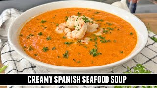 CREAMY Spanish Seafood Soup | Packed with GOODNESS & Easy to Make by Spain on a Fork 25,853 views 2 months ago 7 minutes, 44 seconds