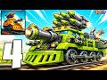 🔥Train Attack Merge War Gameplay Walkthrough Part 4 - Merge Stronger Train Units (Android, iOS)