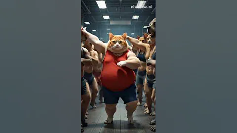 Video 9821461: funny feline cat, feline dance