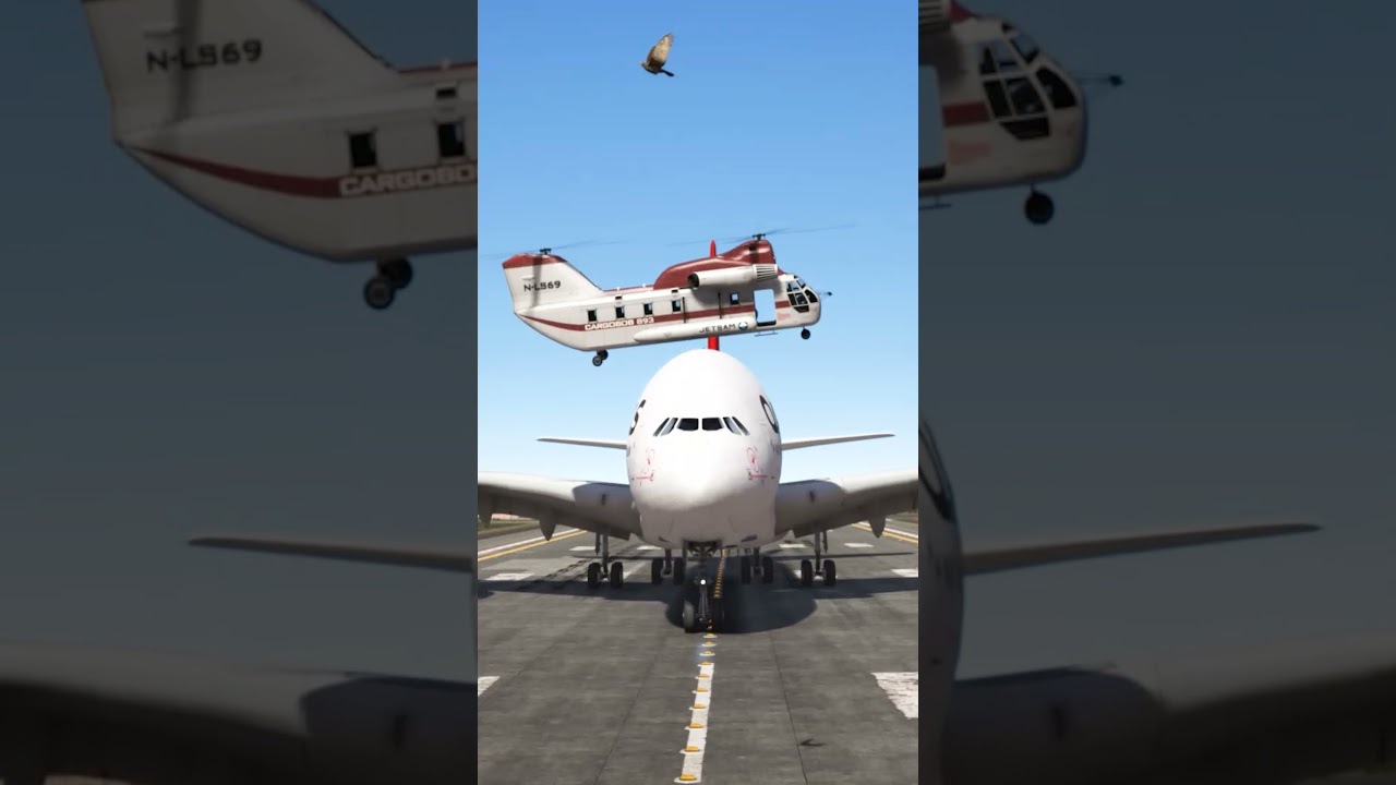 Army Helicopter Accidentally comes during 'A380' Landing