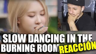  SU VOZ ES HERMOSA  REACCION EN ESPAÑOL | ROSE Slow dancing in a burning room ( cover ) 